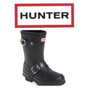 Hunter Youth Biker Rain boots